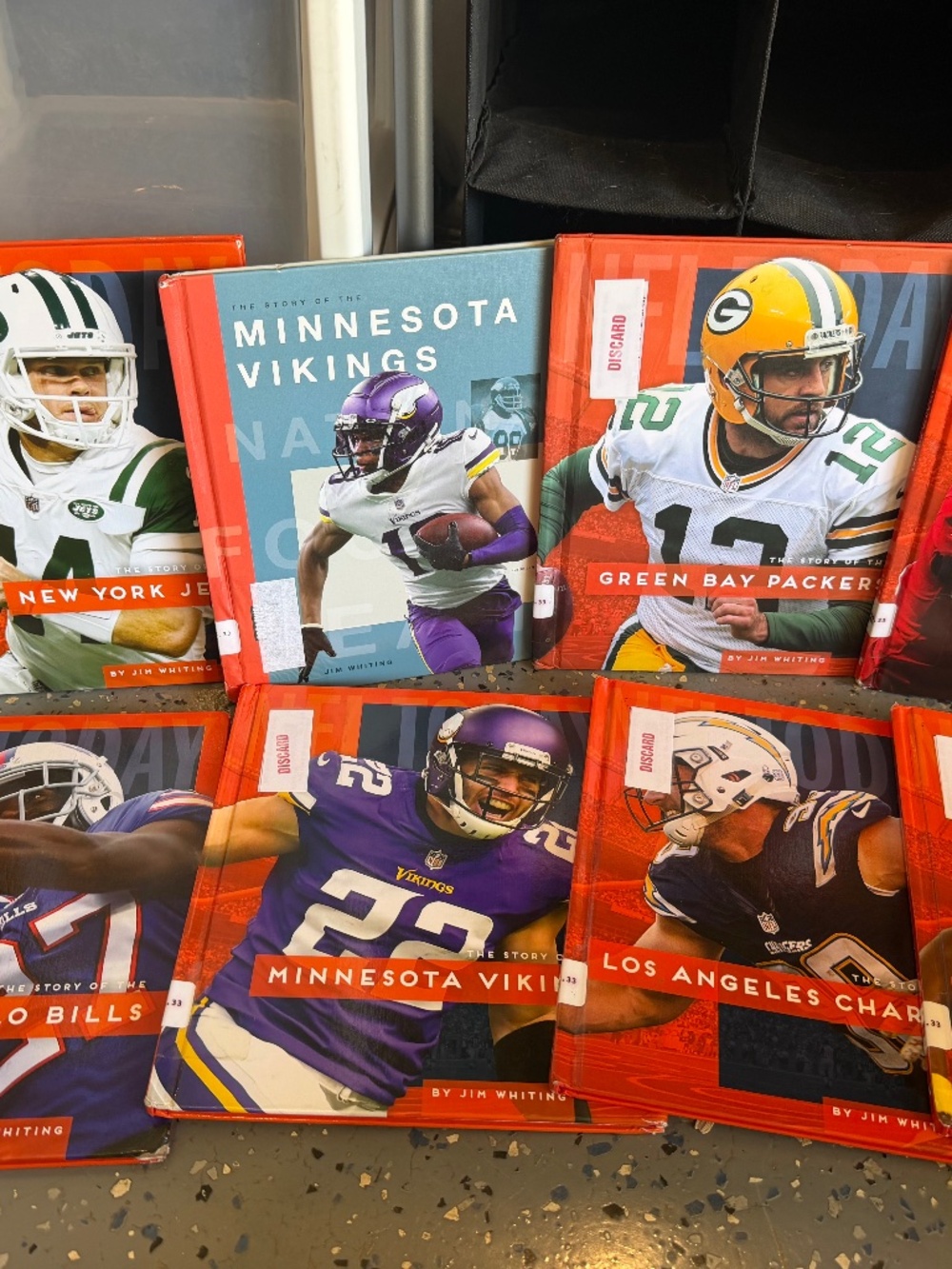NFL Books for Kids set of 8